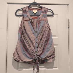 Linen Maeve tank